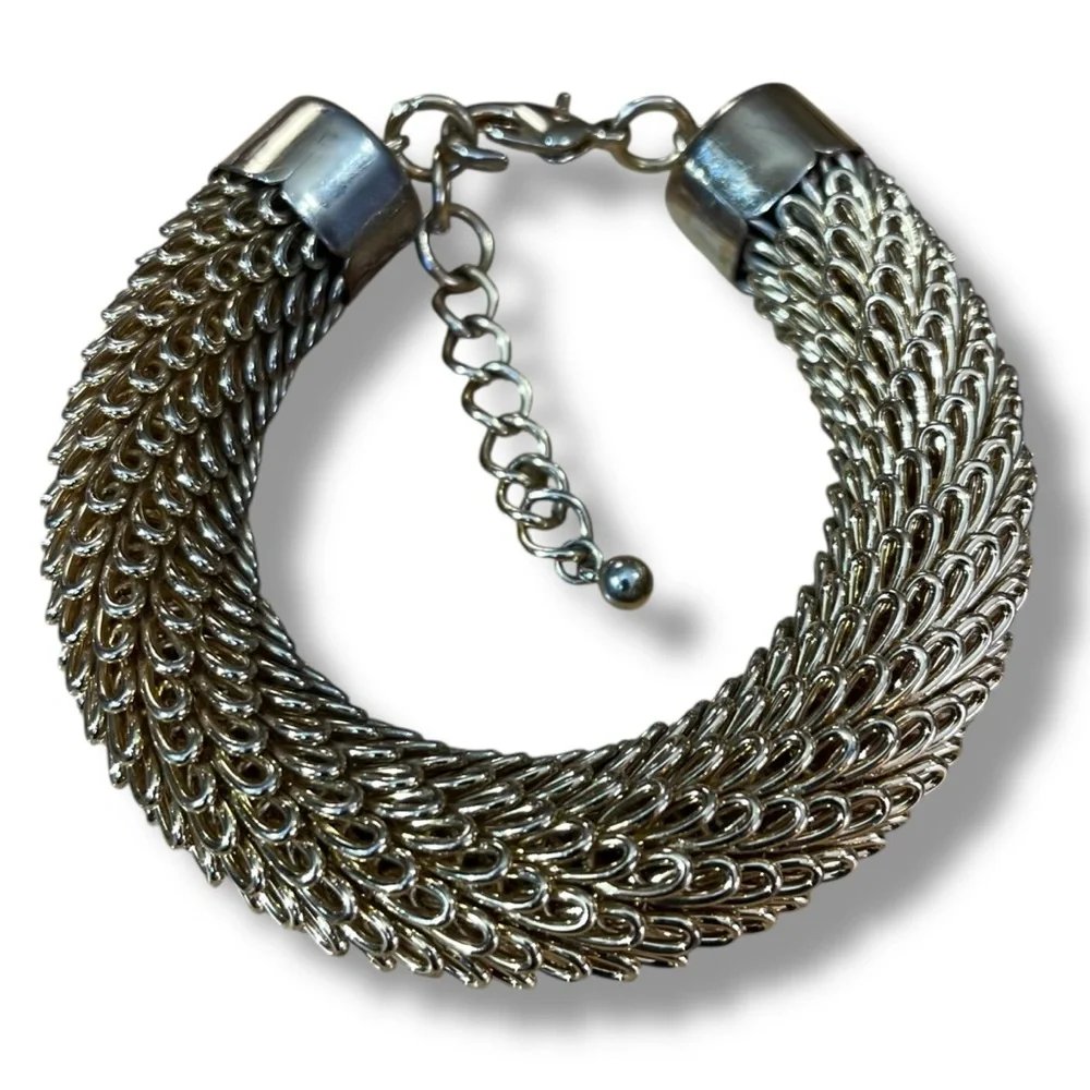 Elegant Gold and Brown Assortment of Bracelets - Picture 4 of 7